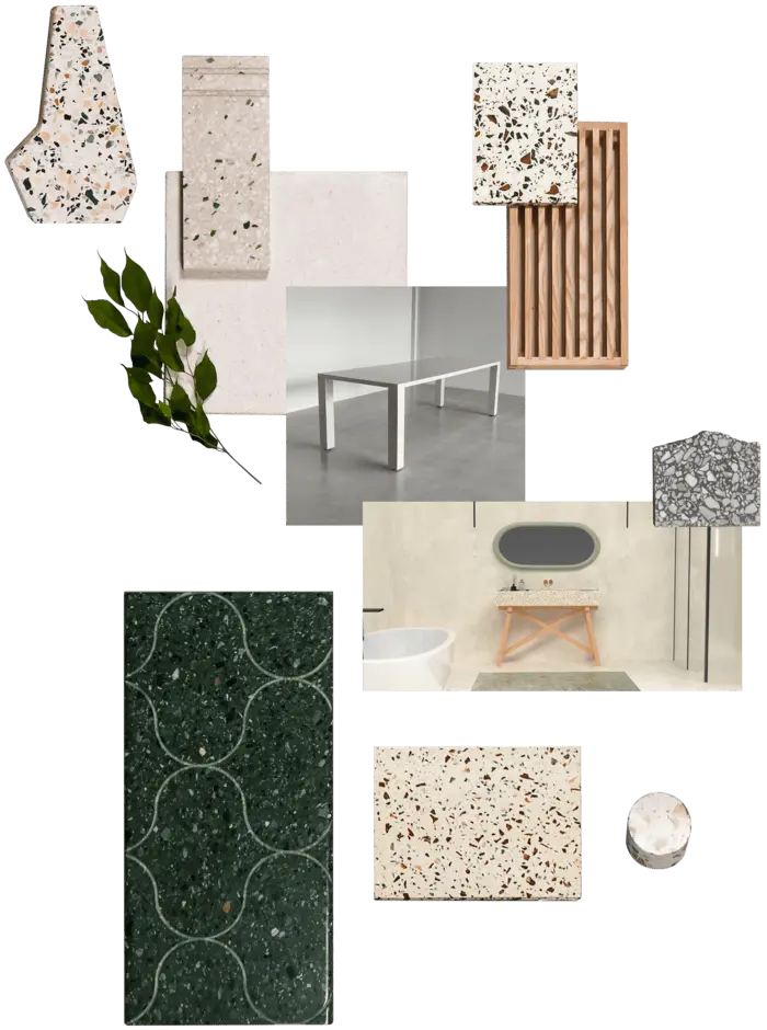 Mobilier terrazzo design